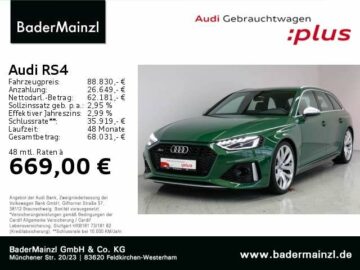 Audi RS4RS 4 2.9 TFSI quattro AHK RS-Komfort RS-Sportabg